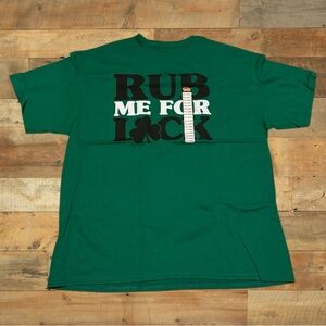 Rub Me For Luck Clover Shirt Irish Ireland Saint Patrick’s Day